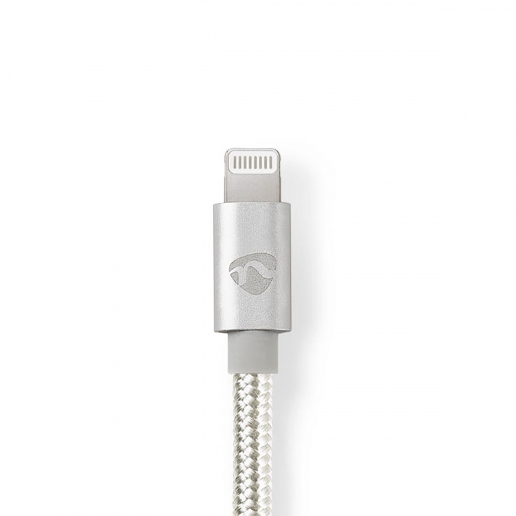 Nedis Lightning Adapter | Apple Lightning 8-Pin | 3.5 mm Male | Gold Plated | 1.00 m | Round | Nylon | Cover Window Box