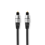 Nedis Optical Audio Cable | TosLink Male | TosLink Male | 5.00 m | Round | PVC | Anthracite | Box