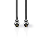 Nedis Optical Audio Cable | TosLink Male | TosLink Male | 5.00 m | Round | PVC | Anthracite | Box