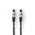 Nedis Optical Audio Cable | TosLink Male | TosLink Male | 5.00 m | Round | PVC | Anthracite | Box