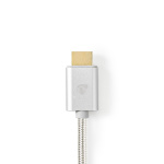 Nedis USB Adapter | USB 3.2 Gen 1 | USB-C™ Male | HDMI™ Connector | 18 Gbps | 2.00 m | Round | Gold Plated | Braided / Nylon | Aluminium | Cover Window Box Nedis USB Adapter | USB 3.2 Gen 1 | USB-C™ Male | HDMI™ Connector | 18 Gbps | 2.00 m | Round | Gold Plated | Braided / Nylon | Aluminium | Cover Window Box