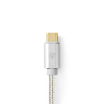 Nedis USB Adapter | USB 3.2 Gen 1 | USB-C™ Male | HDMI™ Connector | 18 Gbps | 2.00 m | Round | Gold Plated | Braided / Nylon | Aluminium | Cover Window Box Nedis USB Adapter | USB 3.2 Gen 1 | USB-C™ Male | HDMI™ Connector | 18 Gbps | 2.00 m | Round | Gold Plated | Braided / Nylon | Aluminium | Cover Window Box