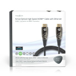Nedis Active Optical High Speed HDMI™ Cable with Ethernet | HDMI™ Connector | HDMI™ Connector | 4K@60Hz | 18 Gbps | 100.0 m | Round | PVC | Black | Gift Box Nedis Active Optical High Speed HDMI™ Cable with Ethernet | HDMI™ Connector | HDMI™ Connector | 4K@60Hz | 18 Gbps | 100.0 m | Round | PVC | Black | Gift Box