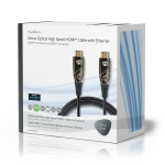 Nedis Active Optical High Speed HDMI™ Cable with Ethernet | HDMI™ Connector | HDMI™ Connector | 4K@60Hz | 18 Gbps | 100.0 m | Round | PVC | Black | Gift Box Nedis Active Optical High Speed HDMI™ Cable with Ethernet | HDMI™ Connector | HDMI™ Connector | 4K@60Hz | 18 Gbps | 100.0 m | Round | PVC | Black | Gift Box
