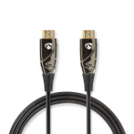 Nedis Active Optical High Speed HDMI™ Cable with Ethernet | HDMI™ Connector | HDMI™ Connector | 4K@60Hz | 18 Gbps | 30.0 m | Round | PVC | Black | Gift Box