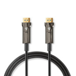Nedis Active Optical Ultra High Speed HDMI™ Cable with Ethernet | HDMI™ Connector | HDMI™ Connector | 8K@60Hz | 48 Gbps | 20.0 m | Round | PVC | Black | Gift Box Nedis Active Optical Ultra High Speed HDMI™ Cable with Ethernet | HDMI™ Connector | HDMI™ Connector | 8K@60Hz | 48 Gbps | 20.0 m | Round | PVC | Black | Gift Box