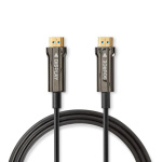 Nedis Active Optical Ultra High Speed HDMI™ Cable with Ethernet | HDMI™ Connector | HDMI™ Connector | 8K@60Hz | 48 Gbps | 40.0 m | Round | PVC | Black | Gift Box Nedis Active Optical Ultra High Speed HDMI™ Cable with Ethernet | HDMI™ Connector | HDMI™ Connector | 8K@60Hz | 48 Gbps | 40.0 m | Round | PVC | Black | Gift Box