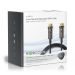 Nedis Active Optical Ultra High Speed HDMI™ Cable with Ethernet | HDMI™ Connector | HDMI™ Connector | 8K@60Hz | 48 Gbps | 75.0 m | Round | PVC | Black | Gift Box Nedis Active Optical Ultra High Speed HDMI™ Cable with Ethernet | HDMI™ Connector | HDMI™ Connector | 8K@60Hz | 48 Gbps | 75.0 m | Round | PVC | Black | Gift Box