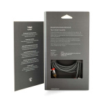 Nedis Stereo Audio Cable | 2x RCA Male | 2x RCA Male | Gold Plated | 5.00 m | Round | Grey / Gun Metal Grey | Cover Window Box Nedis Stereo Audio Cable | 2x RCA Male | 2x RCA Male | Gold Plated | 5.00 m | Round | Grey / Gun Metal Grey | Cover Window Box