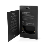 Nedis Optical Audio Cable | TosLink Male | TosLink Male | 2.00 m | Round | Cotton | Gun Metal Grey | Cover Window Box Nedis Optical Audio Cable | TosLink Male | TosLink Male | 2.00 m | Round | Cotton | Gun Metal Grey | Cover Window Box