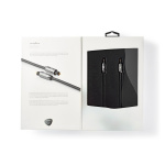 Nedis Optical Audio Cable | TosLink Male | TosLink Male | 3.00 m | Round | Cotton | Gun Metal Grey | Cover Window Box Nedis Optical Audio Cable | TosLink Male | TosLink Male | 3.00 m | Round | Cotton | Gun Metal Grey | Cover Window Box