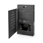 Nedis High Speed HDMI™ Cable with Ethernet | HDMI™ Connector | HDMI™ Connector | 4K@60Hz | ARC | 18 Gbps | 3.00 m | Round | Cotton | Gun Metal Grey | Cover Window Box