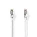 Nedis Cat 8.1 Cable | S/FTP | RJ45 Male | RJ45 Male | 0.15 m | Round | LSZH | White | Envelope Nedis Cat 8.1 Cable | S/FTP | RJ45 Male | RJ45 Male | 0.15 m | Round | LSZH | White | Envelope
