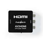 Nedis HDMI™ Converter | 3x RCA Female | 1x HDMI™ Output | 1-way | 1080p | 1.65 Gbps | ABS | Anthracite Nedis HDMI™ Converter | 3x RCA Female | 1x HDMI™ Output | 1-way | 1080p | 1.65 Gbps | ABS | Anthracite