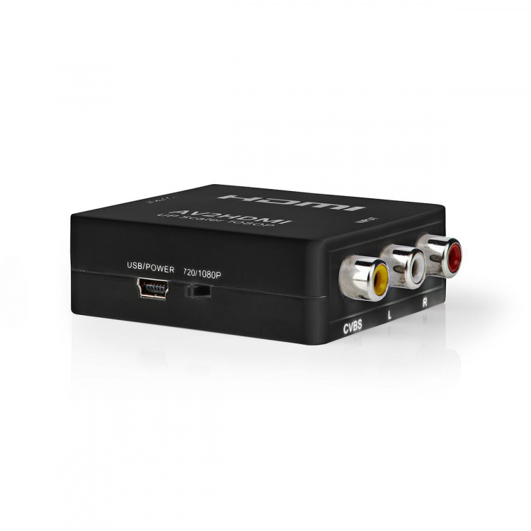 Nedis HDMI™ Converter | 3x RCA Female | 1x HDMI™ Output | 1-way | 1080p | 1.65 Gbps | ABS | Anthracite Nedis HDMI™ Converter | 3x RCA Female | 1x HDMI™ Output | 1-way | 1080p | 1.65 Gbps | ABS | Anthracite