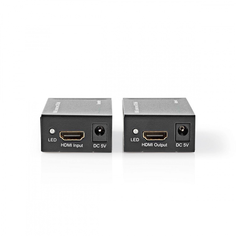 Nedis HDMI™ Extender | Over Cat6 | up to 60.0 m | 1080p | 1.65 Gbps | Metal | Anthracite