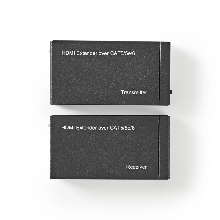 Nedis HDMI™ Extender | Over Cat6 | up to 60.0 m | 1080p | 1.65 Gbps | Metal | Anthracite