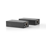Nedis HDMI™ Extender | Over Cat6 | up to 60.0 m | 1080p | 1.65 Gbps | Metal | Anthracite