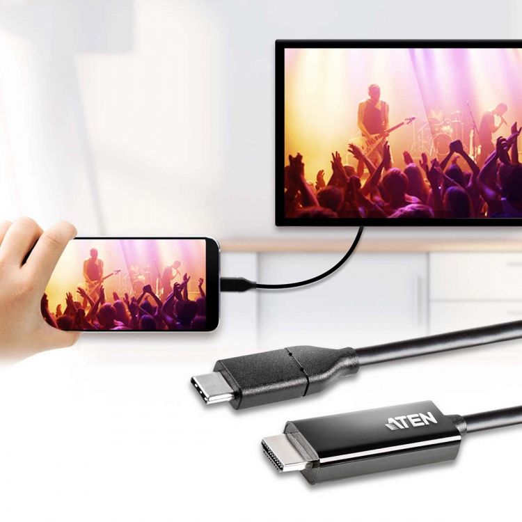 aten USB-C to 4K HDMI Cable (2.7M)