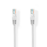CAT5e Cable | U/UTP | RJ45 Male | RJ45 Male | 5.00 m | Round | PVC | White | Tag CAT5e Cable | U/UTP | RJ45 Male | RJ45 Male | 5.00 m | Round | PVC | White | Tag