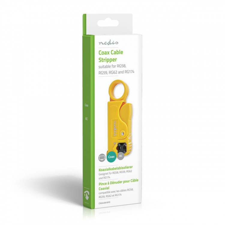 Nedis Cable Stripping Plier | Stripping Tool | PVC / Steel | Black / Yellow Nedis Cable Stripping Plier | Stripping Tool | PVC / Steel | Black / Yellow