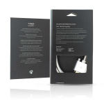 Nedis HDMI™ Cable | HDMI™ Connector | DVI-D 24+1-Pin Male | 2560x1600 | Gold Plated | 2.00 m | Straight | Braided | Silver | Cover Window Box