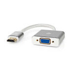 Nedis VGA Adapter | HDMI™ Connector | VGA Female | Gold Plated | Straight | Aluminium | Silver | Cover Window Box