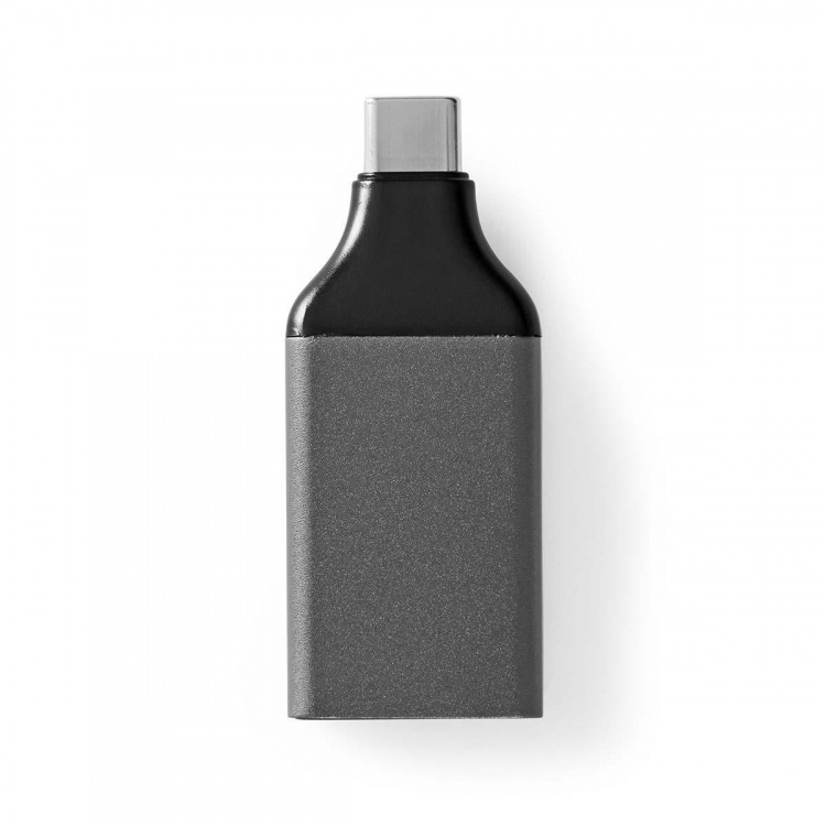Nedis USB Adapter | USB 3.2 Gen 1 | USB-C™ Male | DisplayPort Female | Nickel Plated | Black / Grey | Envelope Nedis USB Adapter | USB 3.2 Gen 1 | USB-C™ Male | DisplayPort Female | Nickel Plated | Black / Grey | Envelope