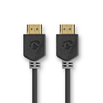 Nedis Ultra High Speed HDMI™ Cable | HDMI™ Connector | HDMI™ Connector | 8K@60Hz | 48 Gbps | 3.00 m | Round | 6.7 mm | Anthracite | Box Nedis Ultra High Speed HDMI™ Cable | HDMI™ Connector | HDMI™ Connector | 8K@60Hz | 48 Gbps | 3.00 m | Round | 6.7 mm | Anthracite | Box