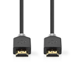 Nedis Ultra High Speed HDMI™ Cable | HDMI™ Connector | HDMI™ Connector | 8K@60Hz | 48 Gbps | 3.00 m | Round | 6.7 mm | Anthracite | Box Nedis Ultra High Speed HDMI™ Cable | HDMI™ Connector | HDMI™ Connector | 8K@60Hz | 48 Gbps | 3.00 m | Round | 6.7 mm | Anthracite | Box