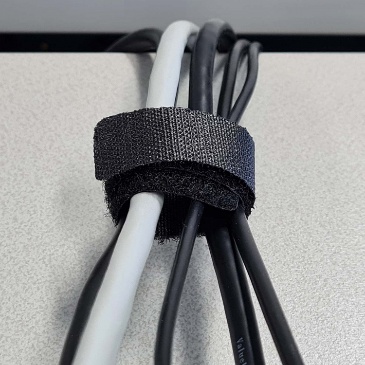 Nedis Cable Management | Hook and Loop | Locked | 6 pcs | Nylon | Black
