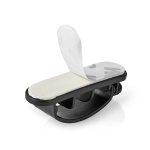 Nedis Cable Management | Cable Clip | Locked | 3 pcs | Number of slots: 3 Slots | Maximum cable thickness: 7.5 mm | Polypropylene | Black Nedis Cable Management | Cable Clip | Locked | 3 pcs | Number of slots: 3 Slots | Maximum cable thickness: 7.5 mm | Polypropylene | Black