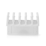 Nedis Cable Management | Cable Clip | Click and Go | 2 pcs | Number of slots: 5 Slots | Maximum cable thickness: 7.1 mm | Polypropylene | White Nedis Cable Management | Cable Clip | Click and Go | 2 pcs | Number of slots: 5 Slots | Maximum cable thickness: 7.1 mm | Polypropylene | White