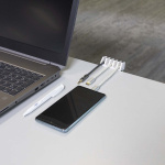 Nedis Cable Management | Cable Clip | Click and Go | 2 pcs | Number of slots: 5 Slots | Maximum cable thickness: 7.1 mm | Polypropylene | White Nedis Cable Management | Cable Clip | Click and Go | 2 pcs | Number of slots: 5 Slots | Maximum cable thickness: 7.1 mm | Polypropylene | White