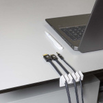 Nedis Cable Management | Cable Clip | Click and Go | 2 pcs | Number of slots: 5 Slots | Maximum cable thickness: 7.1 mm | Polypropylene | White Nedis Cable Management | Cable Clip | Click and Go | 2 pcs | Number of slots: 5 Slots | Maximum cable thickness: 7.1 mm | Polypropylene | White