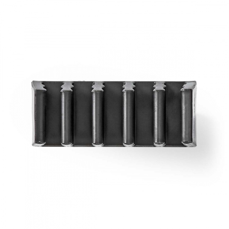 Nedis Cable Management | Cable Clip | Click and Go | 2 pcs | Number of slots: 5 Slots | Maximum cable thickness: 7.1 mm | Polypropylene | Black Nedis Cable Management | Cable Clip | Click and Go | 2 pcs | Number of slots: 5 Slots | Maximum cable thickness: 7.1 mm | Polypropylene | Black