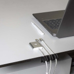 Nedis Cable Management | Cable Clip | Click and Go | 2 pcs | Number of slots: 5 Slots | Maximum cable thickness: 7.1 mm | Polypropylene | Black Nedis Cable Management | Cable Clip | Click and Go | 2 pcs | Number of slots: 5 Slots | Maximum cable thickness: 7.1 mm | Polypropylene | Black