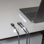 Nedis Cable Management | Cable Clip | Click and Go | 4 pcs | Number of slots: 3 Slots | Maximum cable thickness: 5.3 mm | TPE | White Nedis Cable Management | Cable Clip | Click and Go | 4 pcs | Number of slots: 3 Slots | Maximum cable thickness: 5.3 mm | TPE | White