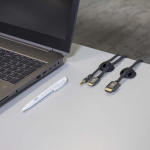 Nedis Cable Management | Cable Clip | Click and Go | 4 pcs | Number of slots: 3 Slots | Maximum cable thickness: 5.3 mm | TPE | Black Nedis Cable Management | Cable Clip | Click and Go | 4 pcs | Number of slots: 3 Slots | Maximum cable thickness: 5.3 mm | TPE | Black