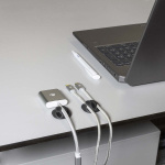 Nedis Cable Management | Cable Clip | Click and Go | 4 pcs | Number of slots: 3 Slots | Maximum cable thickness: 5.3 mm | TPE | Black Nedis Cable Management | Cable Clip | Click and Go | 4 pcs | Number of slots: 3 Slots | Maximum cable thickness: 5.3 mm | TPE | Black