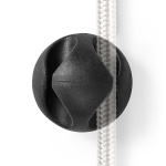 Nedis Cable Management | Cable Clip | Click and Go | 6 pcs | Number of slots: 2 Slots | Maximum cable thickness: 5.3 mm | TPE | Black Nedis Cable Management | Cable Clip | Click and Go | 6 pcs | Number of slots: 2 Slots | Maximum cable thickness: 5.3 mm | TPE | Black