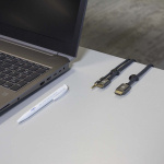 Nedis Cable Management | Cable Clip | Click and Go | 6 pcs | Number of slots: 2 Slots | Maximum cable thickness: 5.3 mm | TPE | Black Nedis Cable Management | Cable Clip | Click and Go | 6 pcs | Number of slots: 2 Slots | Maximum cable thickness: 5.3 mm | TPE | Black