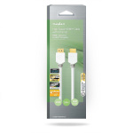 Nedis High Speed HDMI™ Cable with Ethernet | HDMI™ Connector | HDMI™ Connector | 4K@60Hz | ARC | 18 Gbps | 3.00 m | Round | PVC | White | Box
