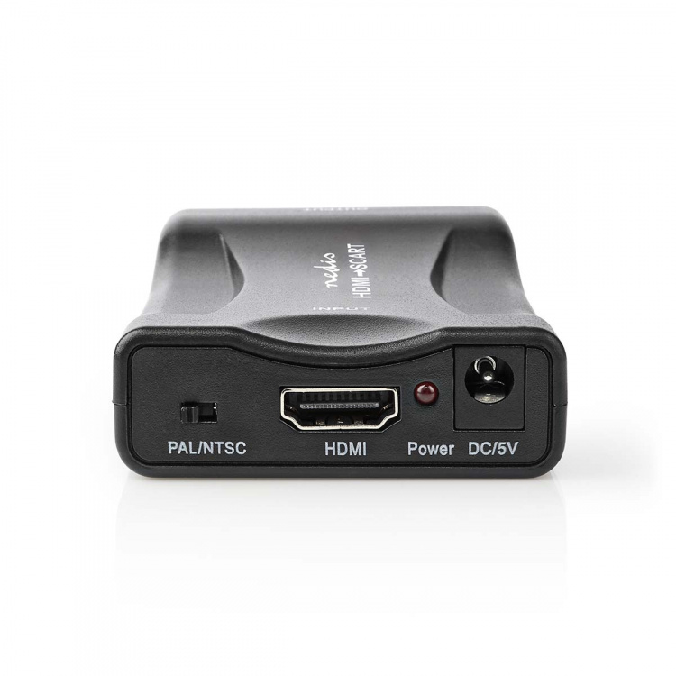 Nedis HDMI™ Converter | HDMI™ Input | SCART Female | 1-way | 1080p | 1.2 Gbps | ABS | Black Nedis HDMI™ Converter | HDMI™ Input | SCART Female | 1-way | 1080p | 1.2 Gbps | ABS | Black