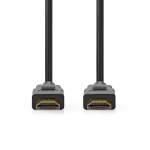 Nedis Ultra High Speed HDMI™ Cable | HDMI™ Connector | HDMI™ Connector | 8K@60Hz | 48 Gbps | 3.00 m | Round | 6.7 mm | Black | Box Nedis Ultra High Speed HDMI™ Cable | HDMI™ Connector | HDMI™ Connector | 8K@60Hz | 48 Gbps | 3.00 m | Round | 6.7 mm | Black | Box