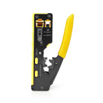Nedis Crimp pliers | CAT5 / CAT5e / CAT6 / CAT6a / CAT7 / RJ12 / RJ45 | Cutting / Plier / Stripping | Rubber / Steel | Black / Yellow Nedis Crimp pliers | CAT5 / CAT5e / CAT6 / CAT6a / CAT7 / RJ12 / RJ45 | Cutting / Plier / Stripping | Rubber / Steel | Black / Yellow