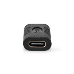 Nedis USB Adapter | USB 3.2 Gen 2 | USB-C™ Female | USB-C™ Female | 10 Gbps | Nickel Plated | Black | Polybag Nedis USB Adapter | USB 3.2 Gen 2 | USB-C™ Female | USB-C™ Female | 10 Gbps | Nickel Plated | Black | Polybag