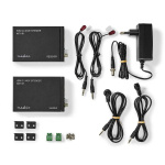 Nedis HDMI™ Extender | Over Cat6 | up to 60.0 m | 4K@60Hz | 18 Gbps | Metal | Anthracite