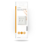 Nedis Network Keystone Face Plate | Face Plate RJ45 | 2 port(s) | ABS | White | Envelope