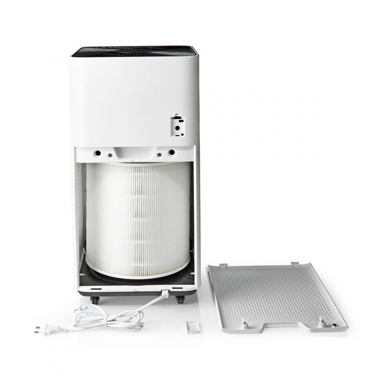 Nedis Air Purifier | Suitable for space up to: 45 m² | Clean Air Delivery Rate (CADR): 360 m³/h | Air quality indicator | White